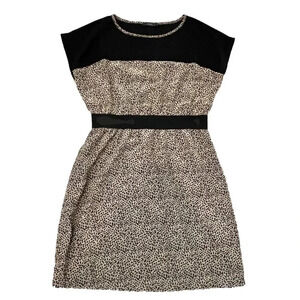 THML Anthropologie Leopard Print Dress M